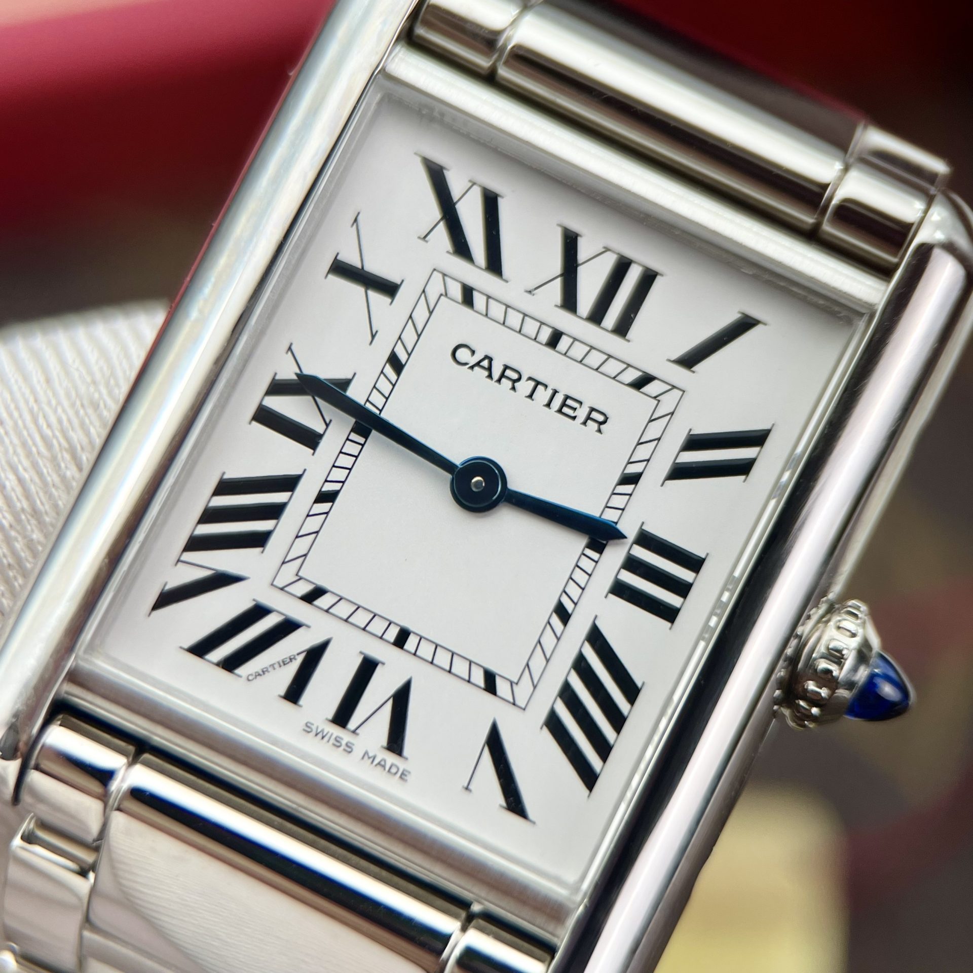 Cartier Fake Watches Tank Must White Dial Metal Wire 31x41mm - Soul Replicas
