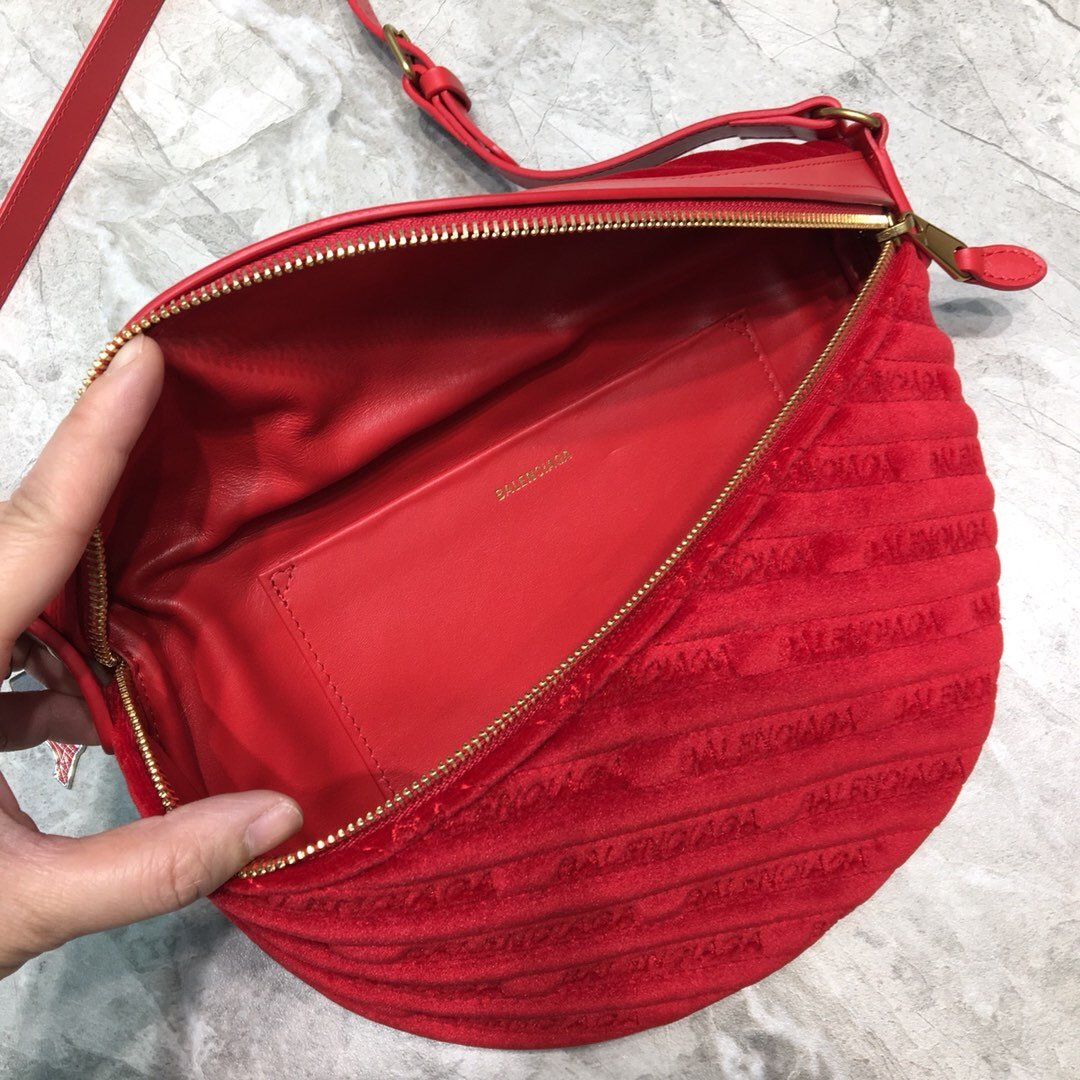 Balenciaga Souvenir XXS Belt Bag In Red. For Women. Women-s Bags 11.8in/30cm - Soul Replicas