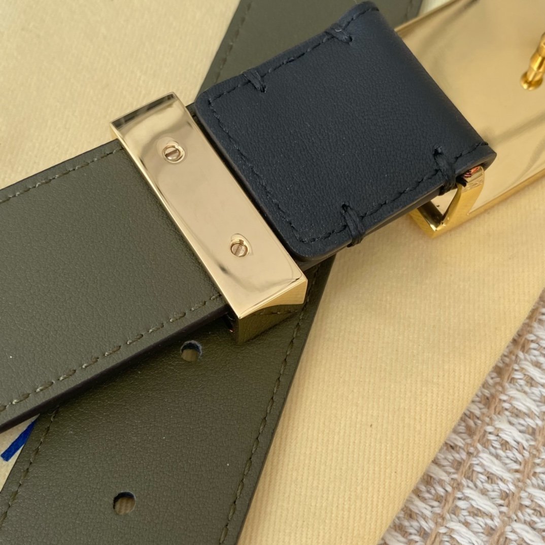Louis Vuitton Metropole LV Belt Black LV Women Belt - Soul Replicas