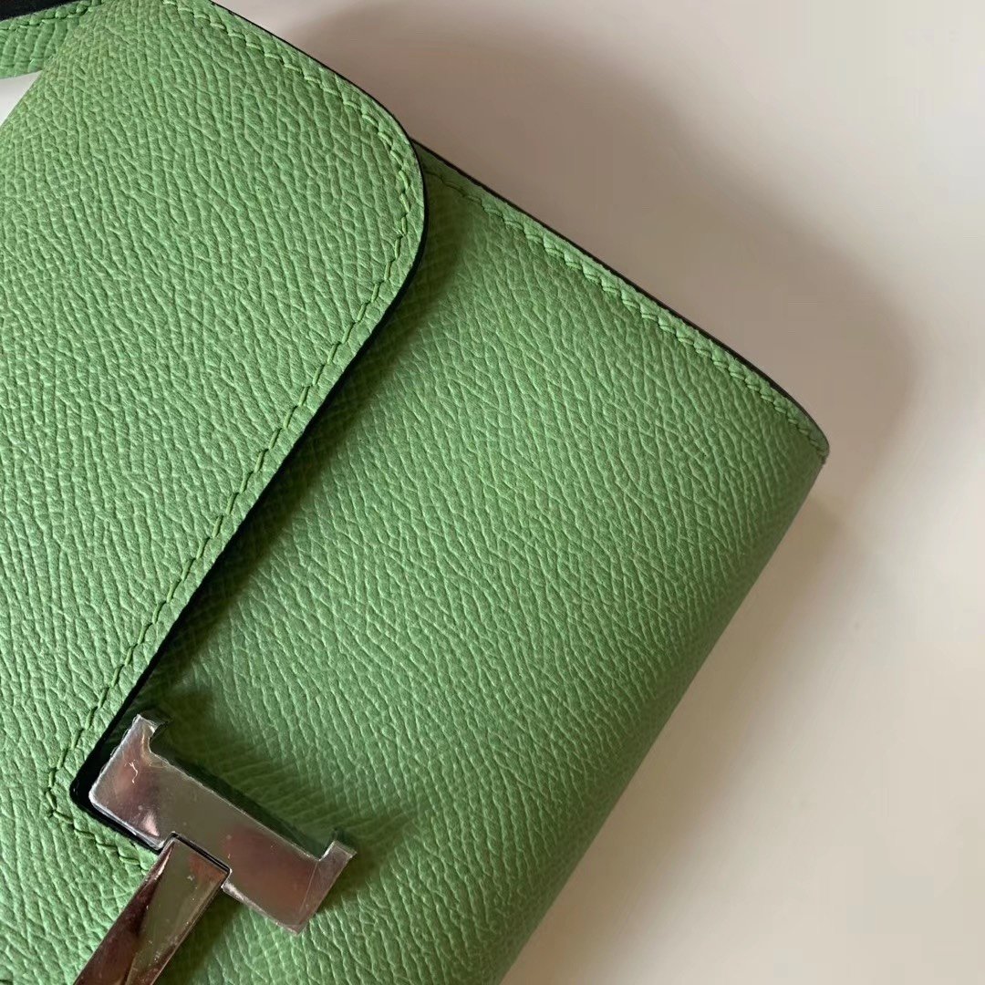 Hermes Constance Epsom Long To Go Wallet Light Green For Women. Women-s Wallet 8.1in/21cm - Soul Replicas