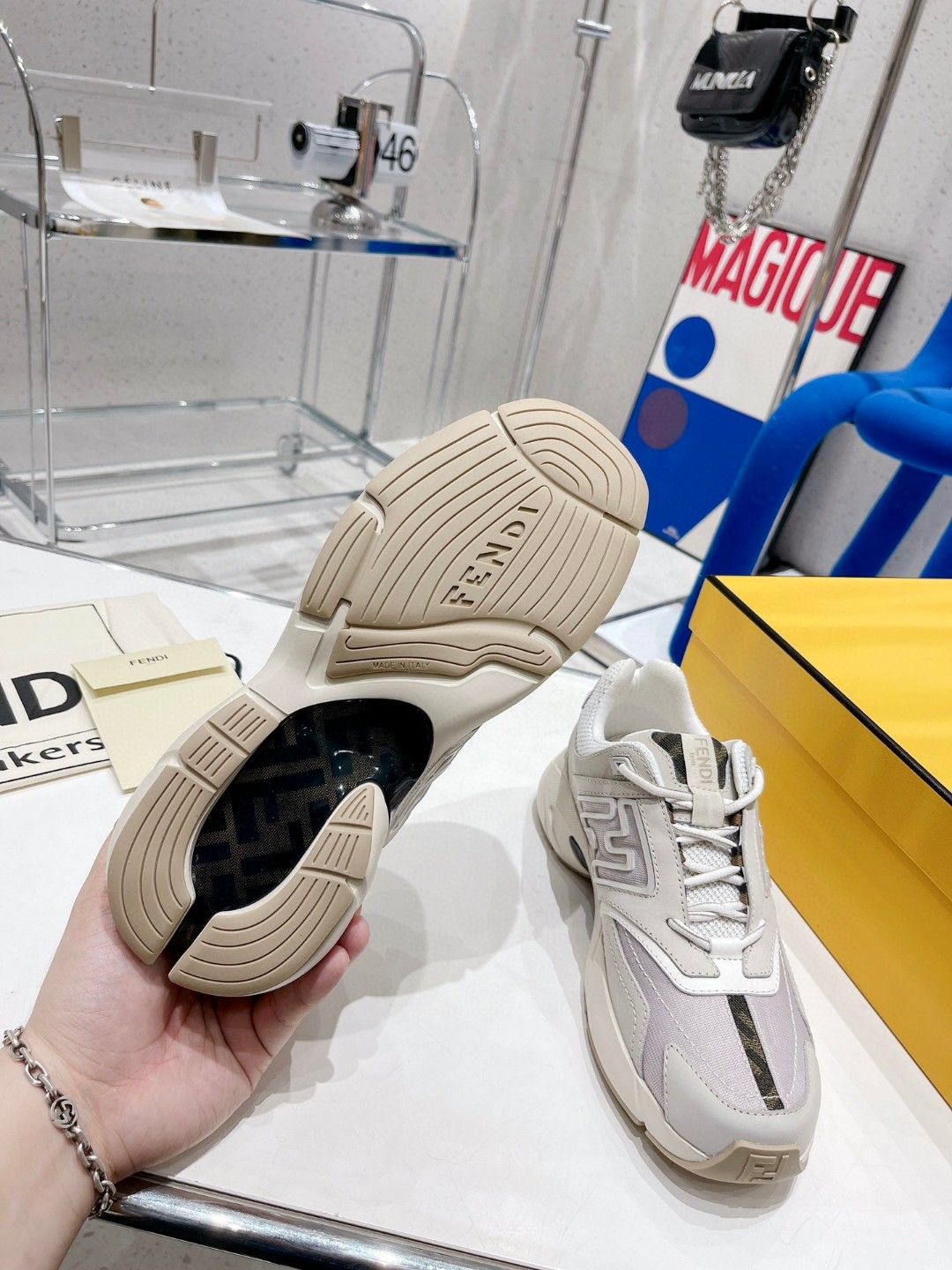 Fendi Nubuck Faster Violet For Women - Soul Replicas