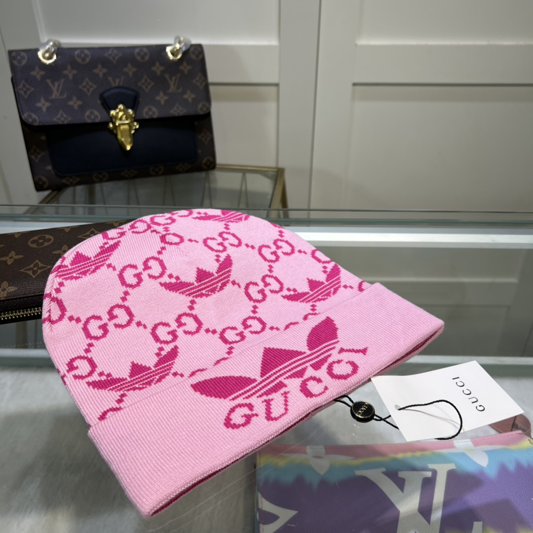 Gucci Beanie Cashmere In Pink - Soul Replicas