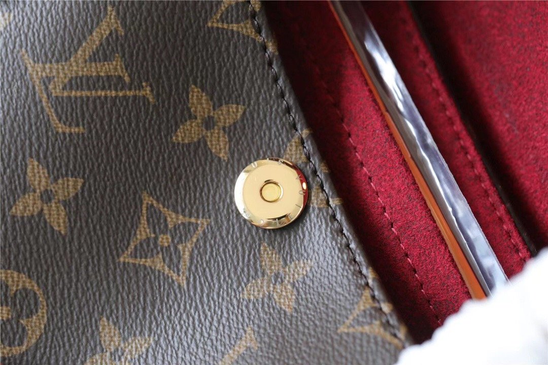 Louis Vuitton Monogram Sonatine Handbag Monogram Canvas For Women Brown 11.4in/29cm LV M51902 - Soul Replicas