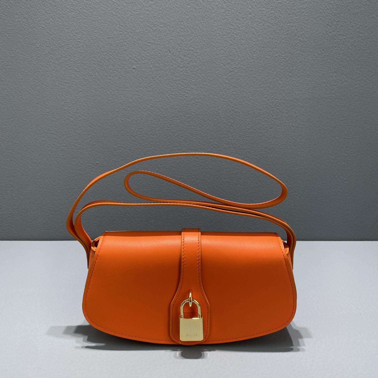 Celine Clutch On Strap Orange For Women 7in/18cm - Soul Replicas