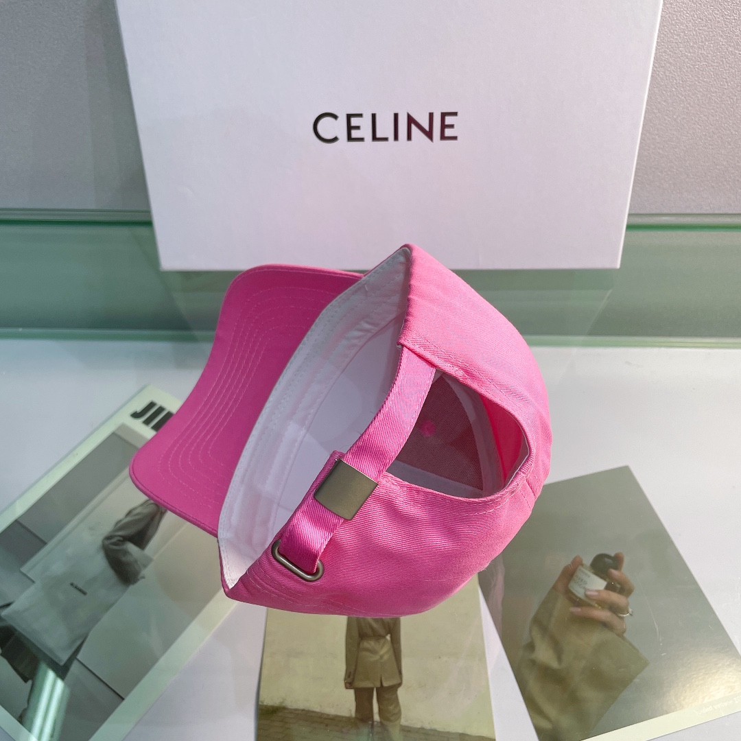 Celine Baseball Cap In Cotton Pink - Soul Replicas