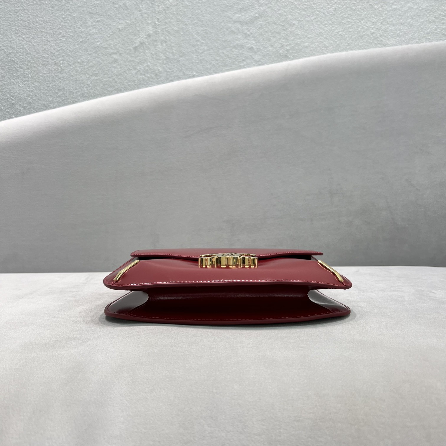 Celine Chain Besace Triomphe Carmin For Women 10in/24.5cm 199273BF4.27CA - Soul Replicas