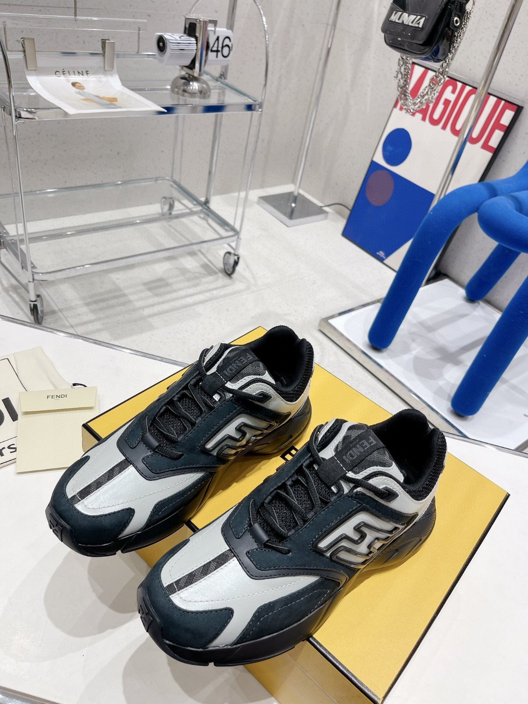 Fendi Nubuck Faster Multicolor For Women - Soul Replicas