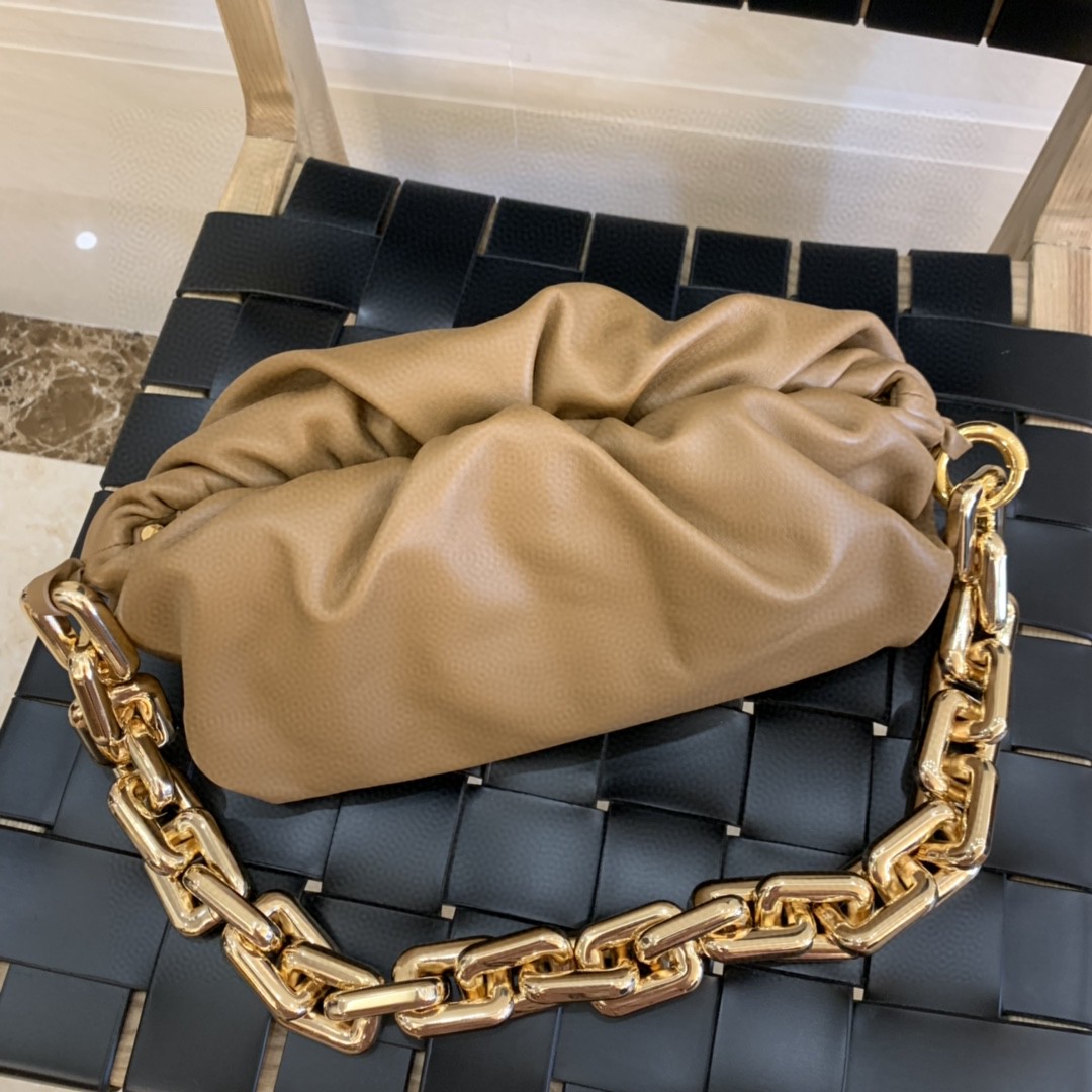 Bottega Veneta Chain Pouch For Women 12.2in/31cm In Camel 620230VCP402618 - Soul Replicas