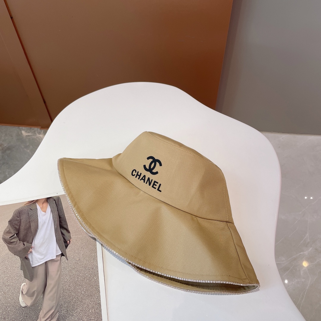 Chanel Cloche Hat Beige Chanel Hat - Soul Replicas