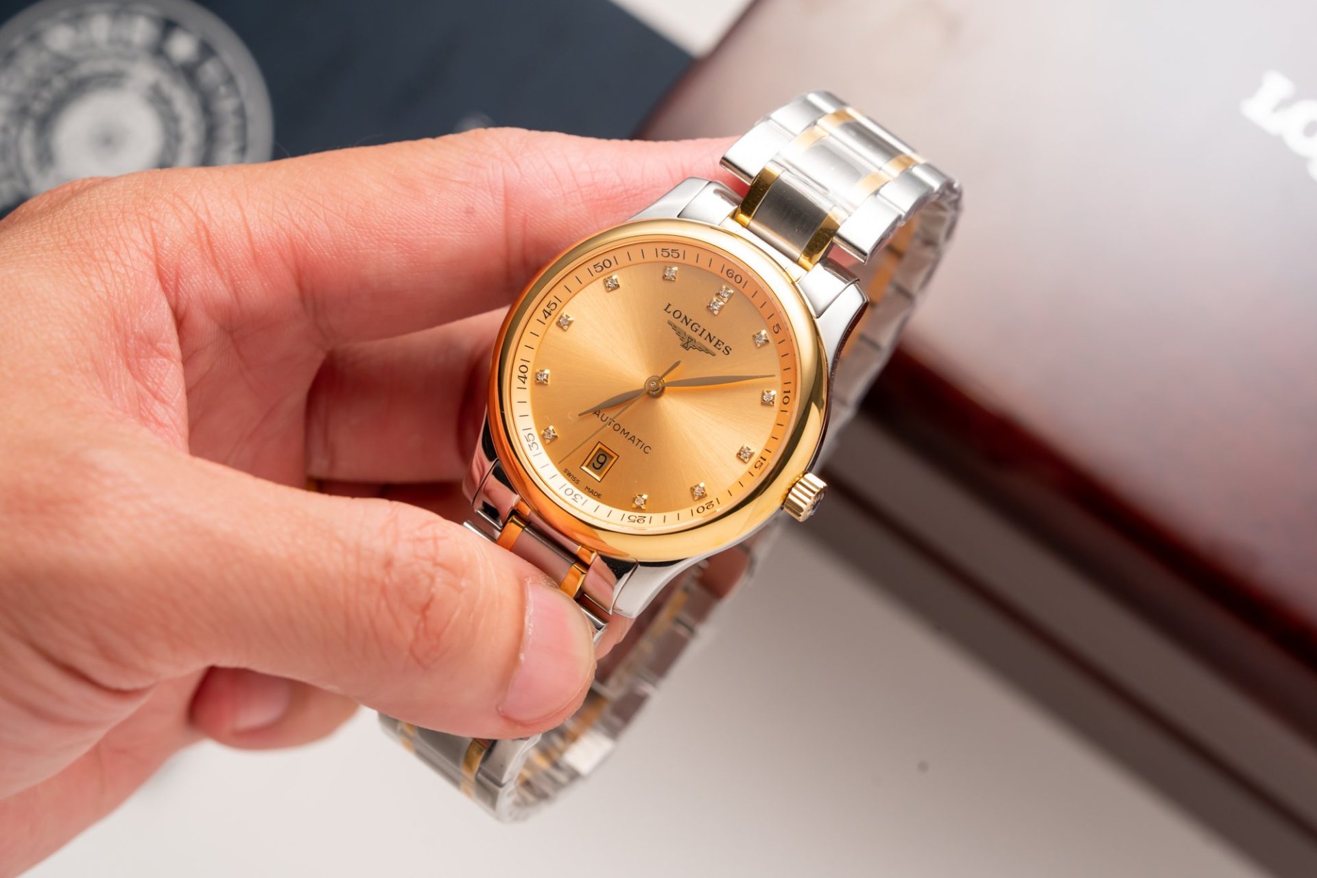 Longines Replica Watches Master Collection L2.628.5.37.7 Demi Gold 38.5mm - Soul Replicas