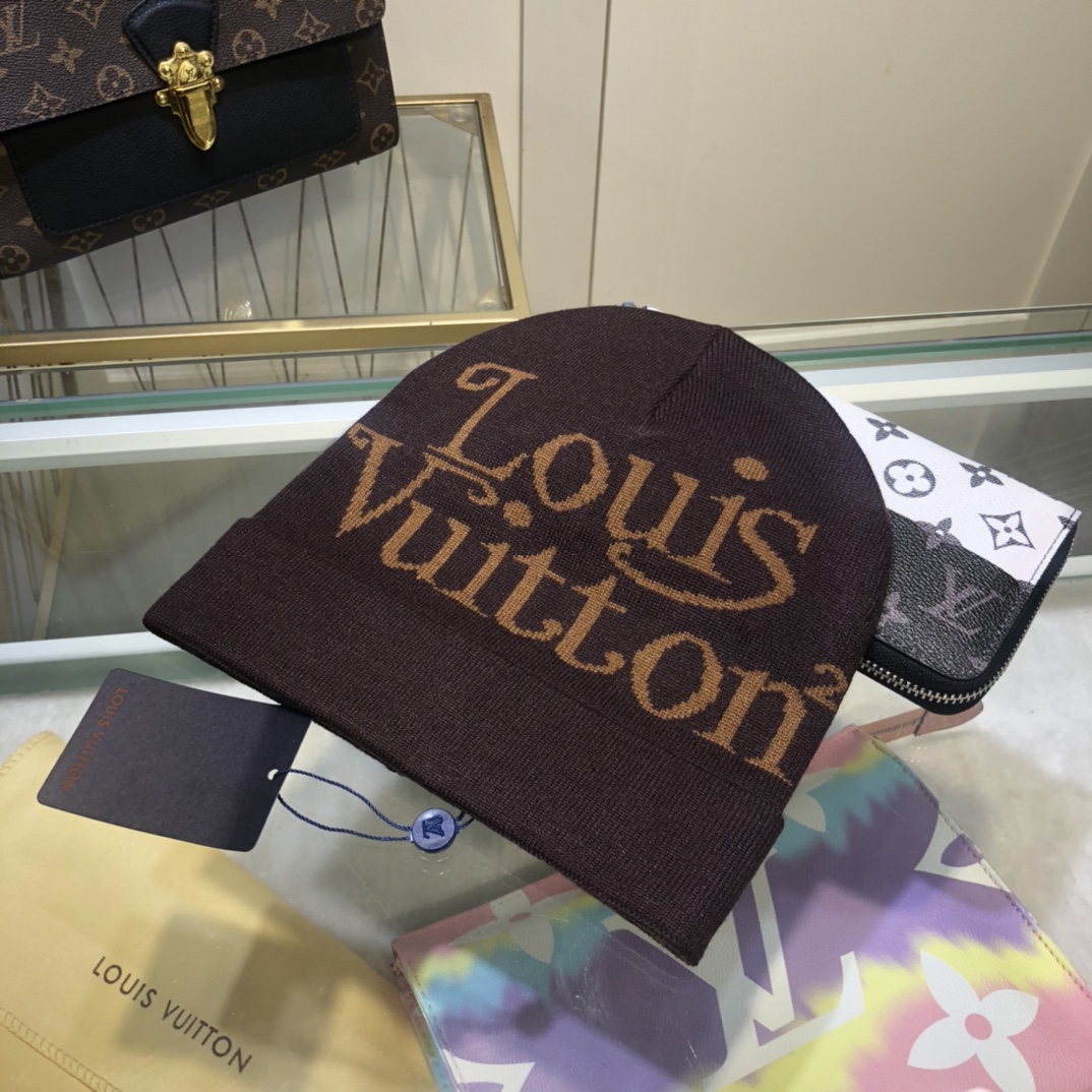 Louis Vuitton Beanie In Brown LV Headwear - Soul Replicas