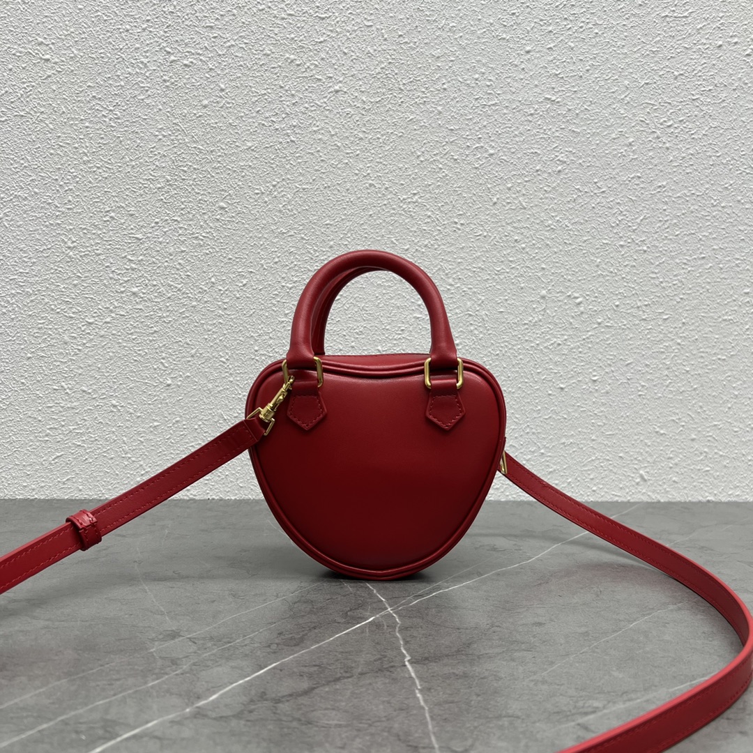 Celine Medium Heart Bag Red For Women 6in/14.5cm 198223DUA.27ED - Soul Replicas