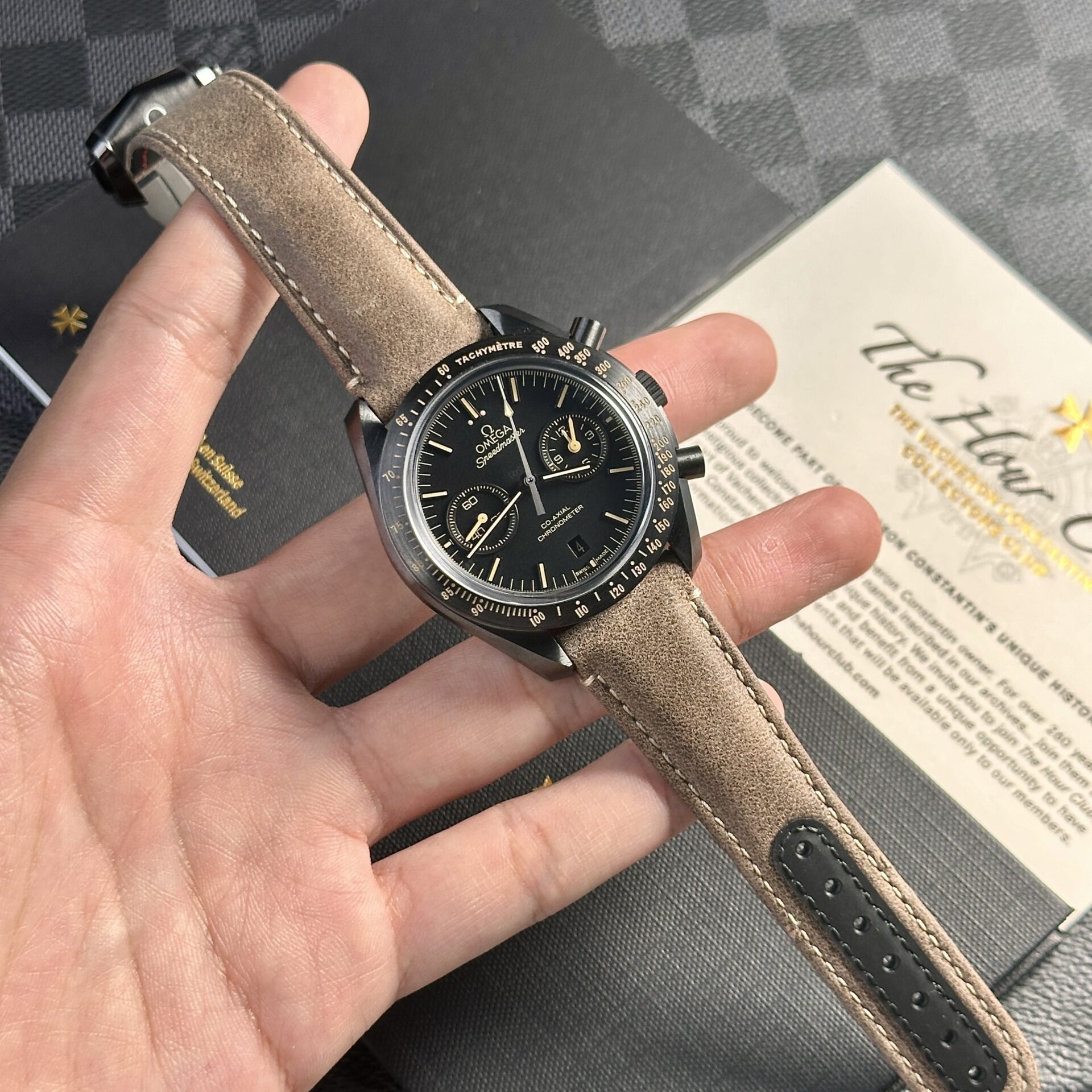 Omega SpeedMaster Replica Watch Highest Quality Black OM 44mm - Soul Replicas