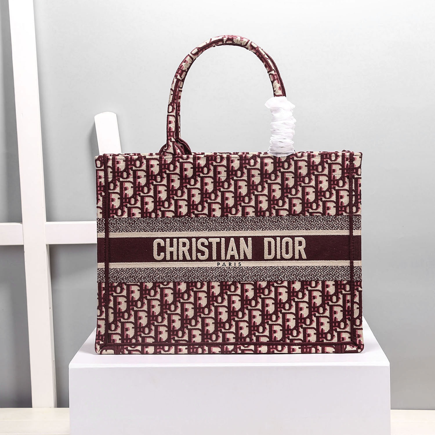 Christian Dior Medium Dior Book Tote Red. For Women. Women's Handbags 14in/36cm CD - Soul Replicas