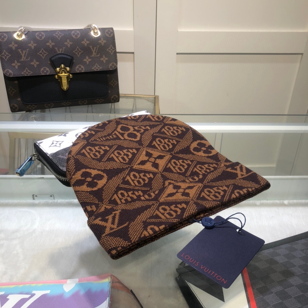Louis Vuitton Beanie In Brown LV Headwear - Soul Replicas