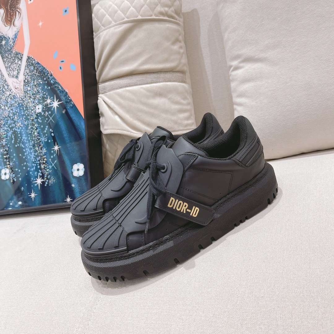 Christian Dior-ID Sneaker Rubber Black For Women CD - Soul Replicas
