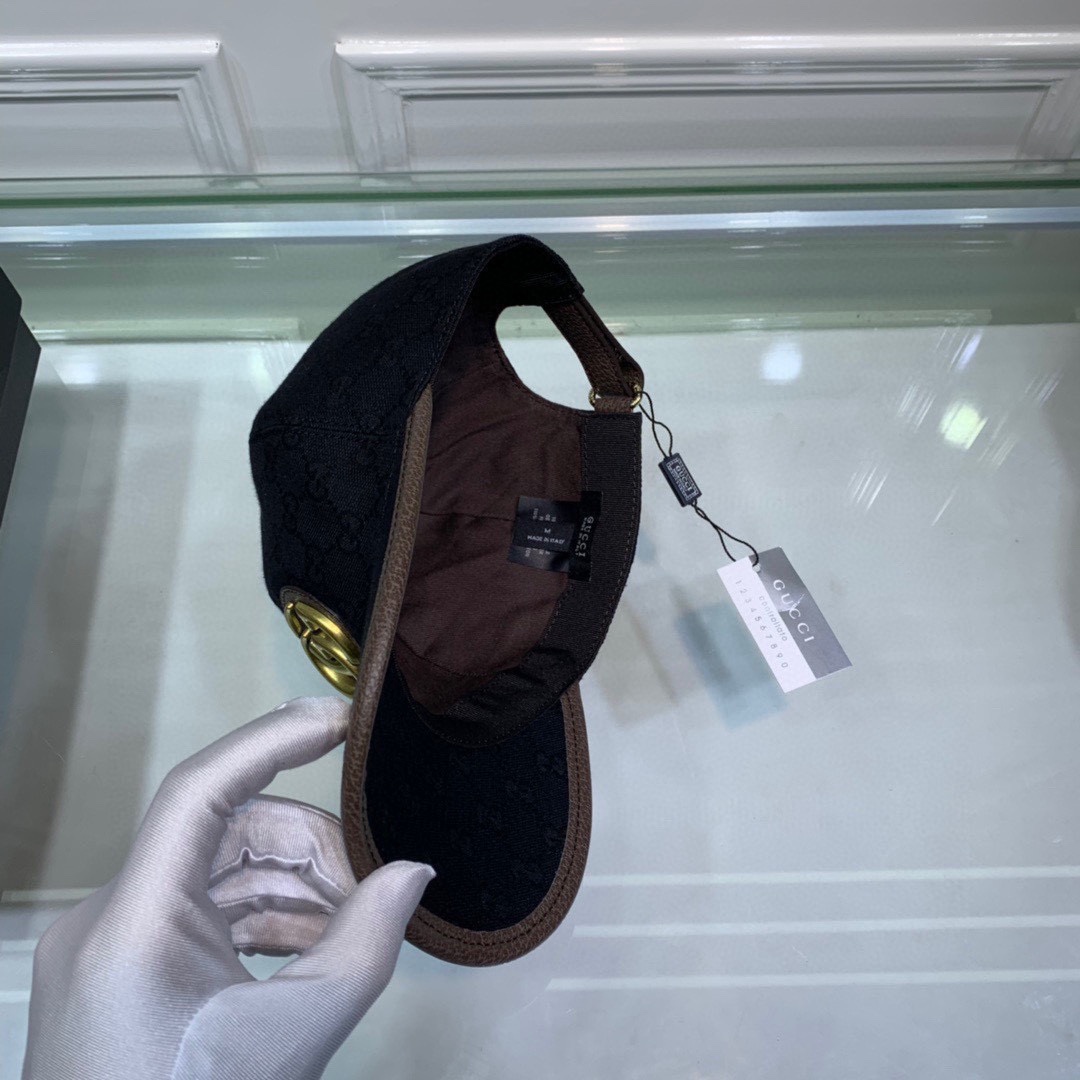 Gucci Canvas Baseball Hat Black Gucci Hat - Soul Replicas