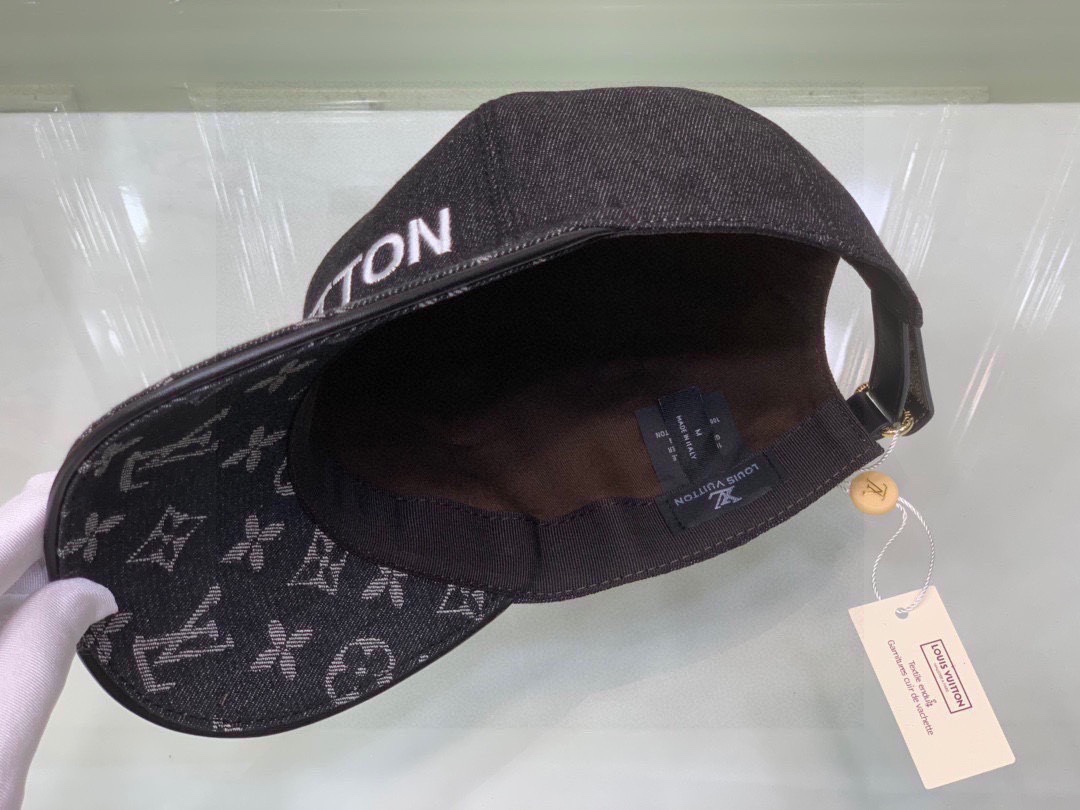 Louis Vuitton Be My Cap Black LV Cap - Soul Replicas