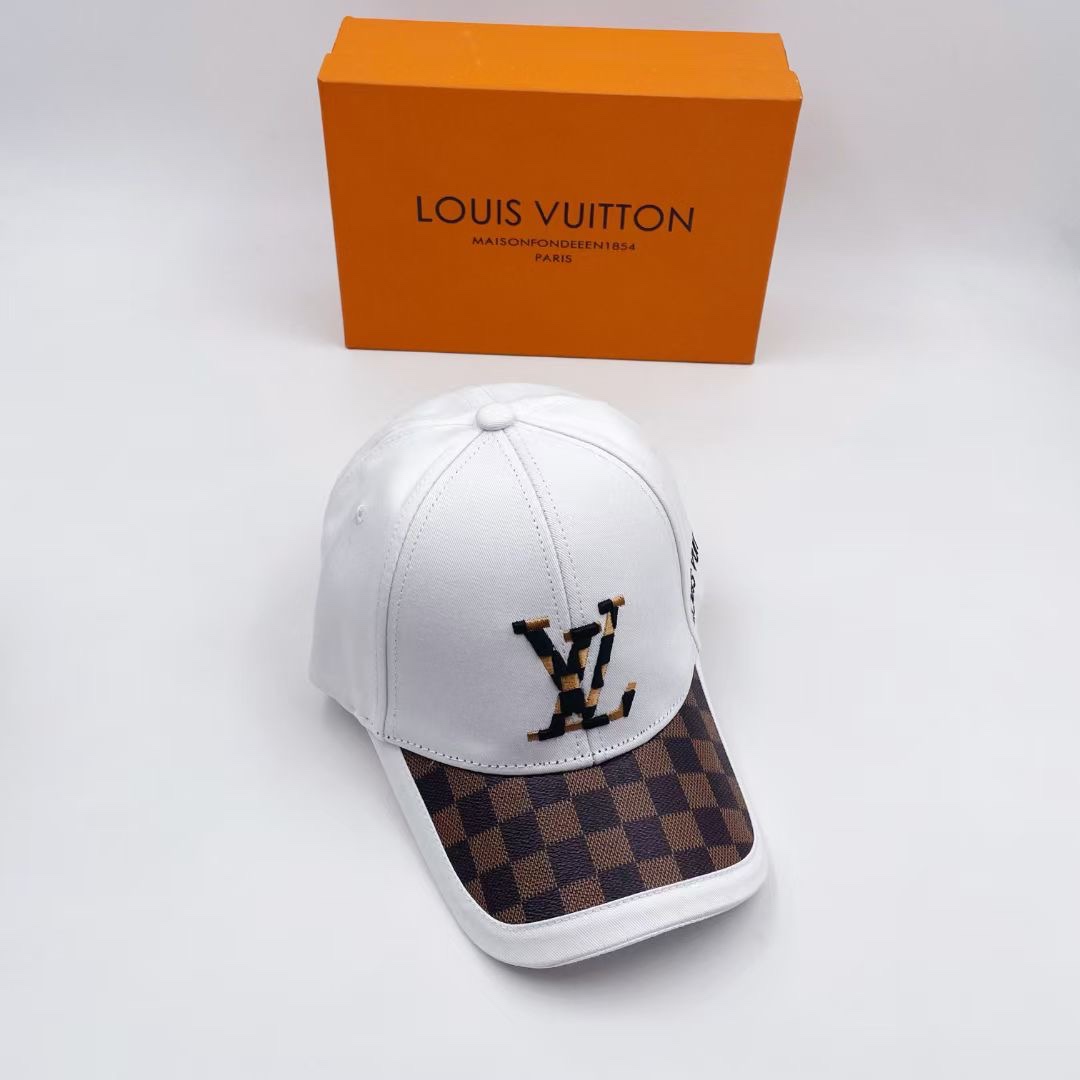 Louis Vuitton Match Cap White LV Cap - Soul Replicas