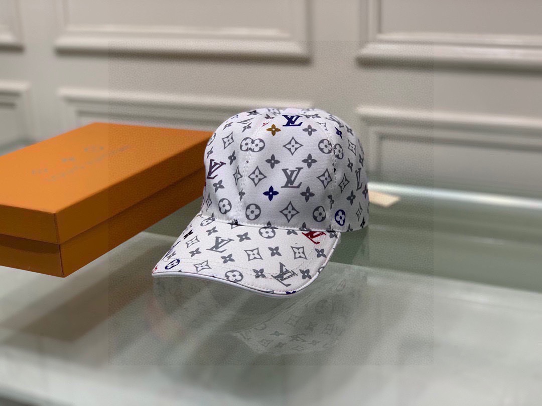 Louis Vuitton Be My Cap White LV Cap - Soul Replicas