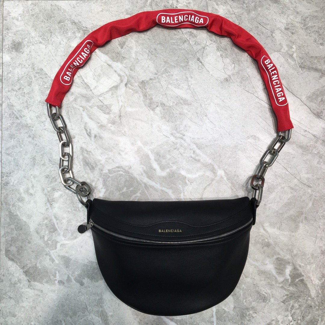 Balenciaga Souvenir XXS Belt Bag In Black. For Women. Women-s Bags 11.8in/30cm - Soul Replicas