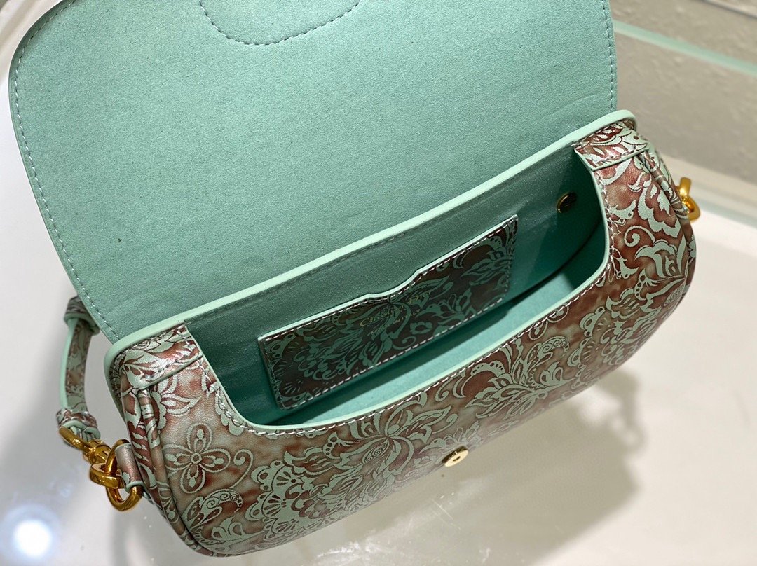 Christian Dior Bobby East-West Bag Turquoise. For Women. Women's Handbags 8.5in/21cm CD - Soul Replicas