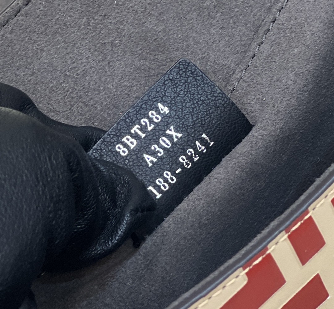 Fendi Kan I F Medium Brown and Red Bag For Woman 18cm/7in - Soul Replicas