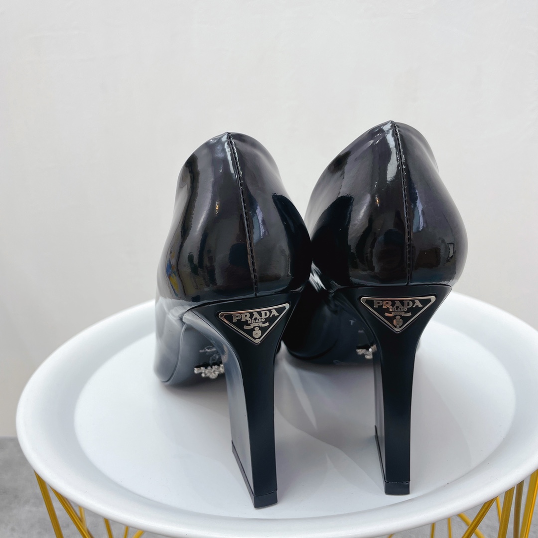 Prada Brushed Pumps Black For Women Prada - Soul Replicas