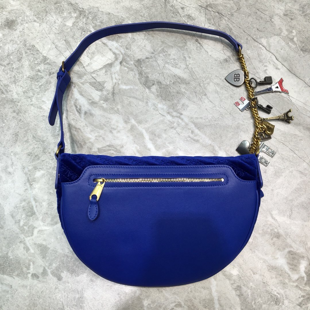 Balenciaga Souvenir XXS Belt Bag In Blue. For Women. Women-s Bags 11.8in/30cm - Soul Replicas