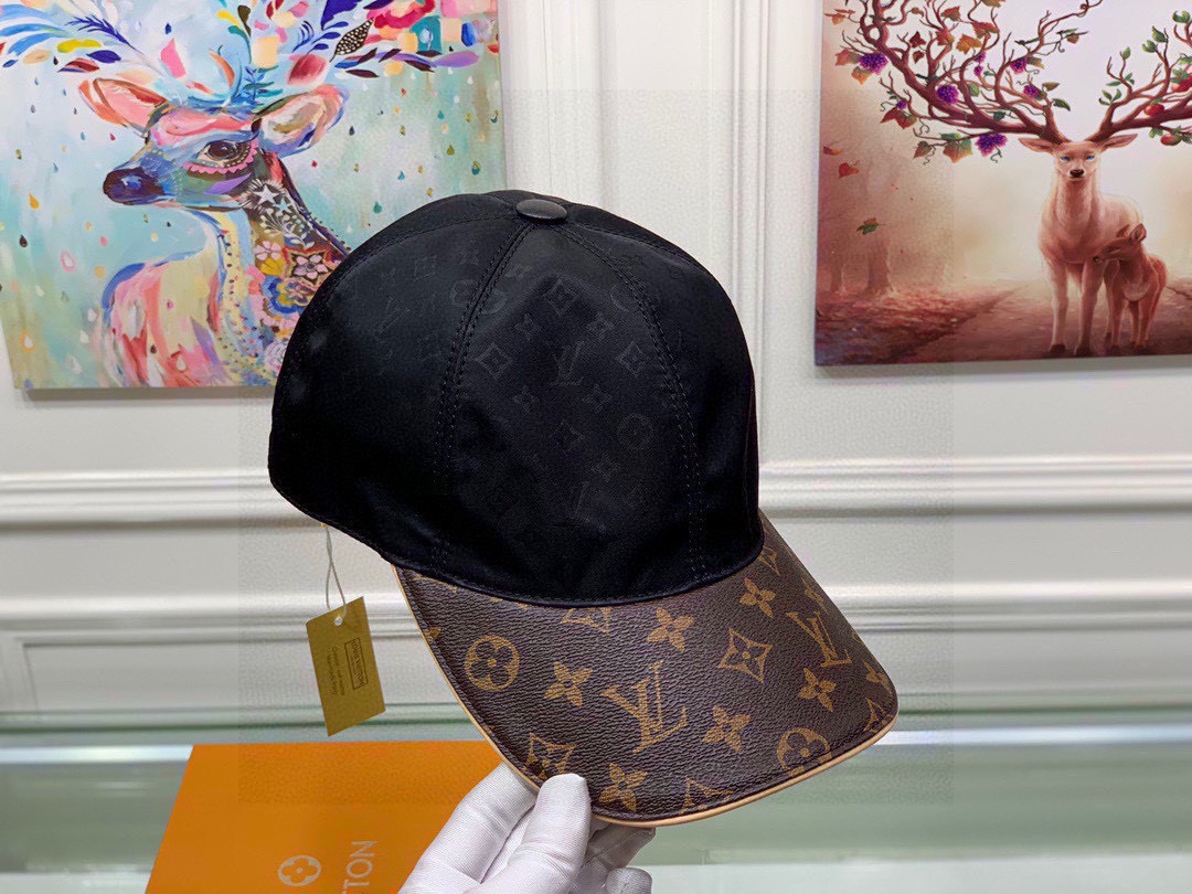 Louis Vuitton Be My Cap Black LV Cap - Soul Replicas