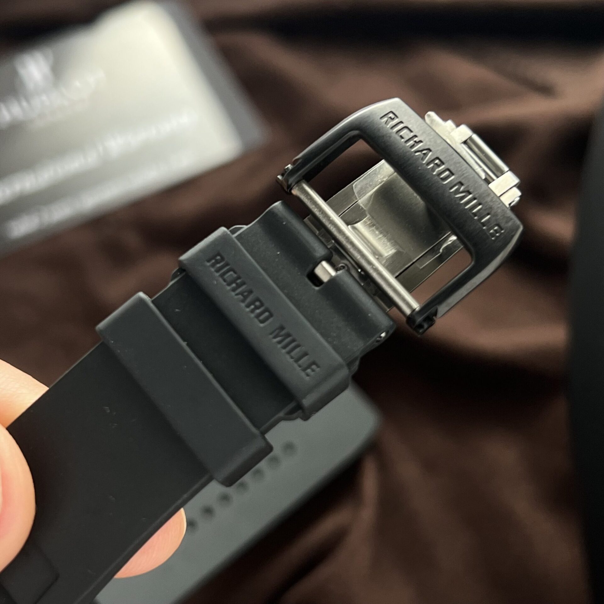 Richard Mille Replica Watch RM055 Black Ceramic Rubber Strap BBR Factory 45mm - Soul Replicas