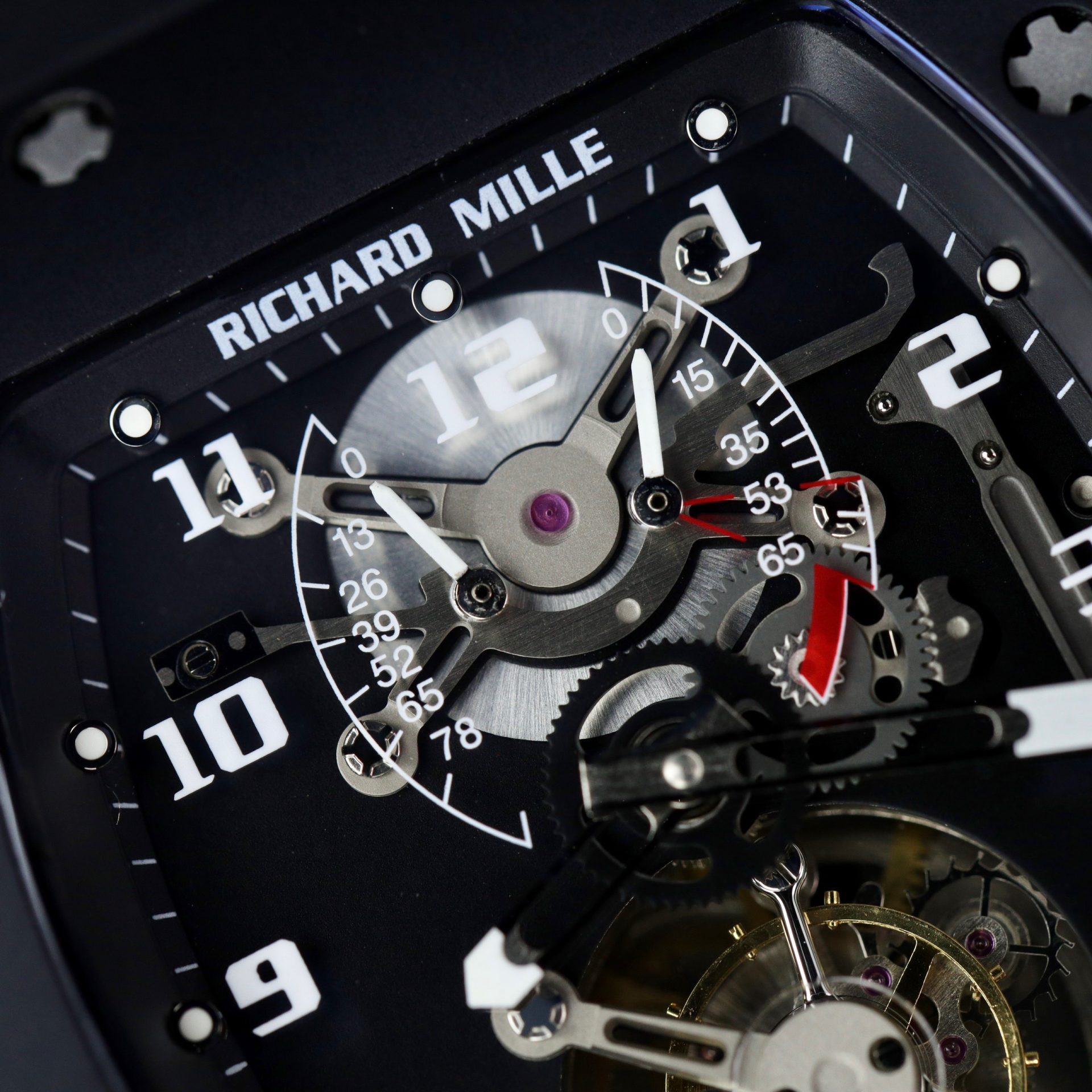 Richard Mille Replica Watch RM001 Tourbillon Black Ceramic 42mm - Soul Replicas
