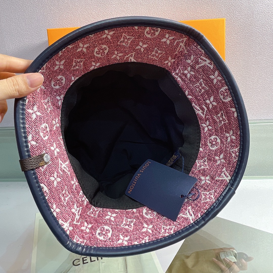Louis Vuitton Buddy Bucket Hat In Pink - Soul Replicas