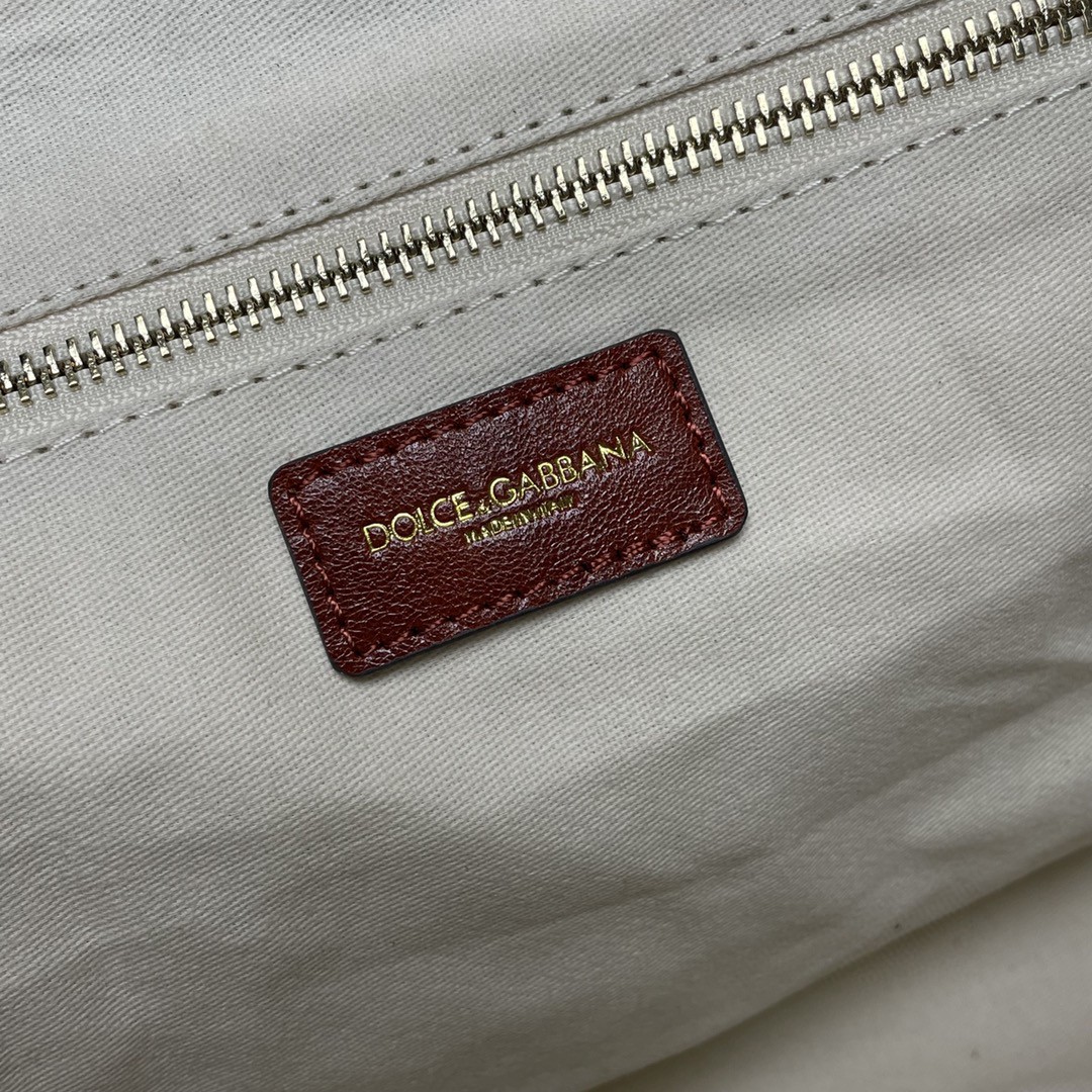 Dolce & Gabbana Small Leopard-Print Crespo Shopper With Branded Plate Muticolour For Women 10.4in/26cm DG BB2216AW384HYNBM - Soul Replicas