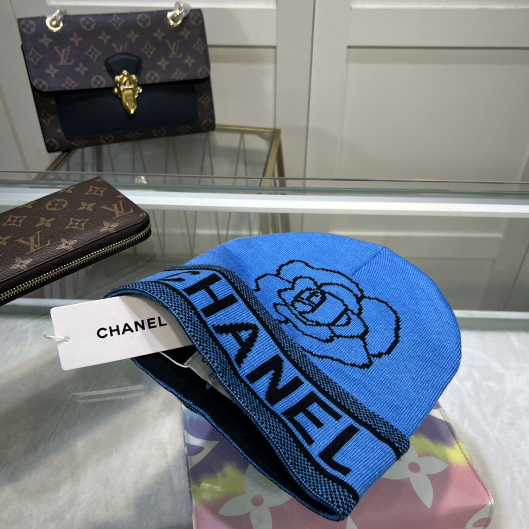 Chanel Beanie In Blue - Soul Replicas