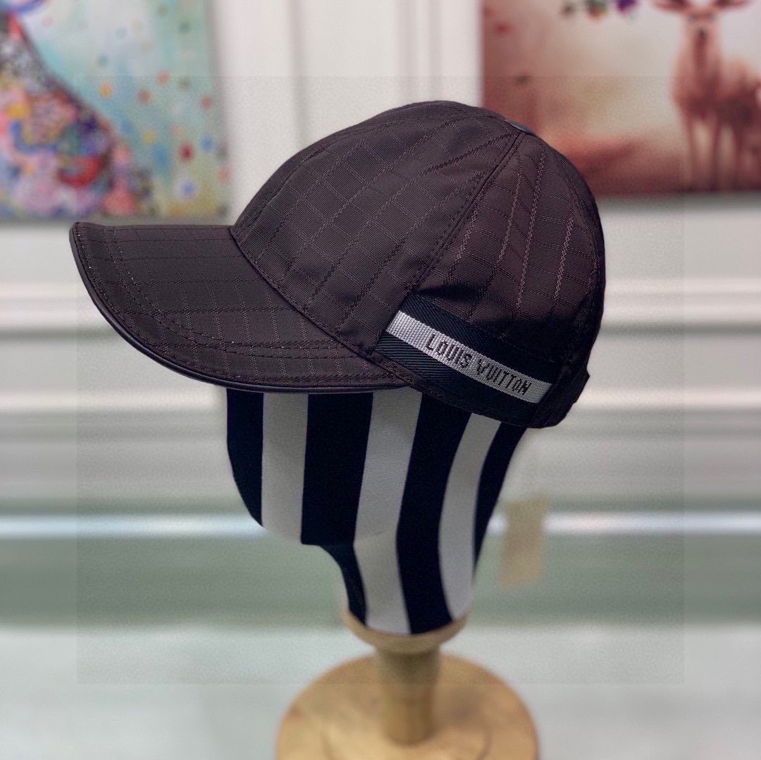 Louis Vuitton LV Get Ready Cap Dark Brown LV Cap - Soul Replicas
