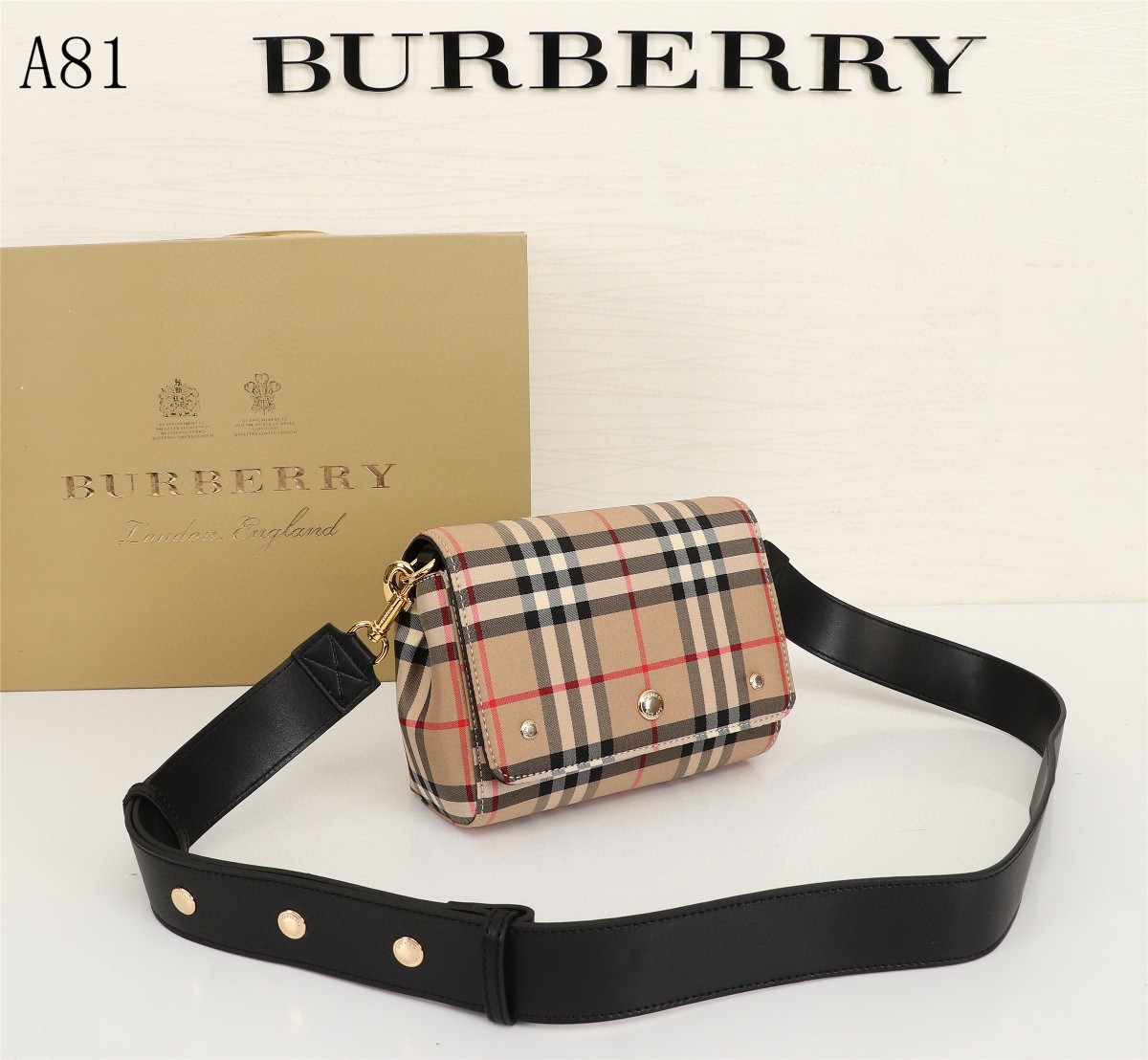 Burberry Vintage Check And Small Crossbody Bag Archive Beige For Women. Women-s Bags 7.1in/18cm 80264541 - Soul Replicas