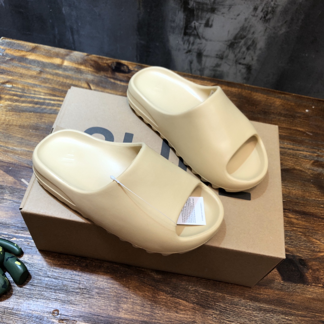 Adidas YZ Slide Enflame Yellow Brown For Women FW6344 - Soul Replicas