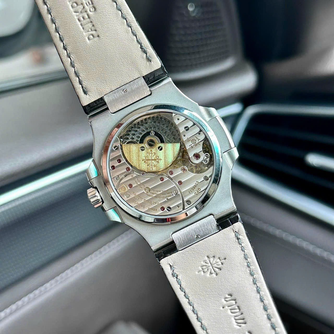 Patek Philippe Nautilus 5724G Replica Watch Gray Dial GRF 40mm - Soul Replicas