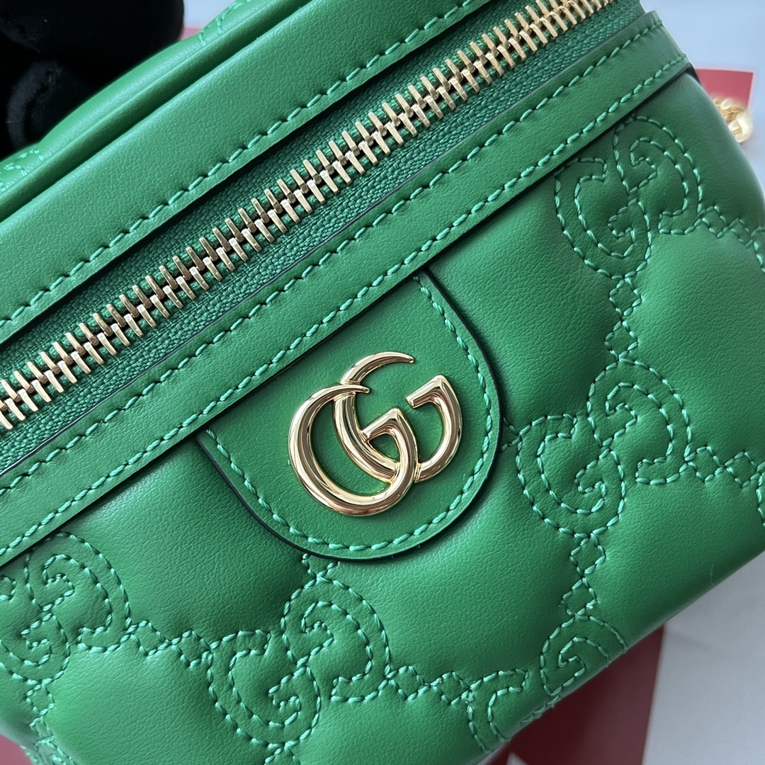 Gucci Quilted Gucci Mini Handbag Green For Women. Women-s Bags 6.3in/16cm Gucci 723770 UM8IG 3219 - Soul Replicas