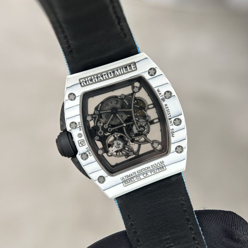 Richard Mille RM61-01 Ultimate Edition Carbon Replica Watches 43mm - Soul Replicas