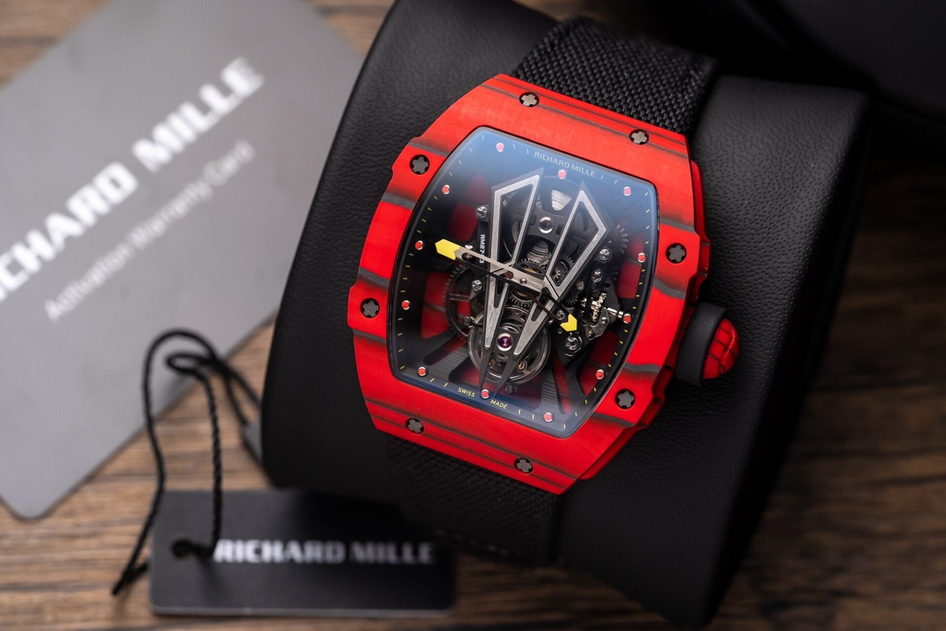Richard Mille Replica Watch RM27-03 Tourbillon Rafael Nadal Red Carbon 44mm - Soul Replicas