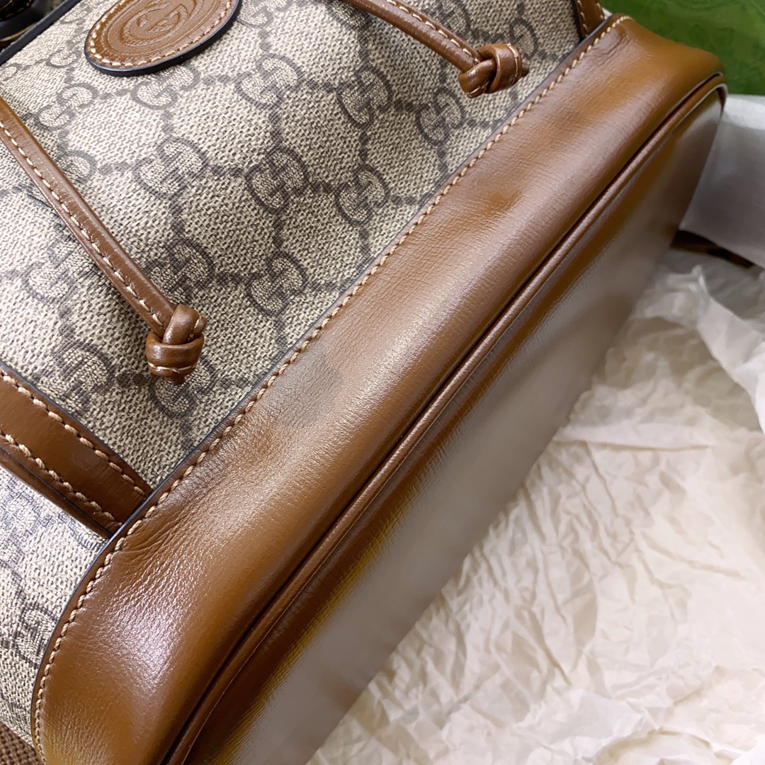 Gucci Backpack With Interlocking G Brown For Women. Women-s Bags 11.8in/30cm Gucci ‎ - Soul Replicas