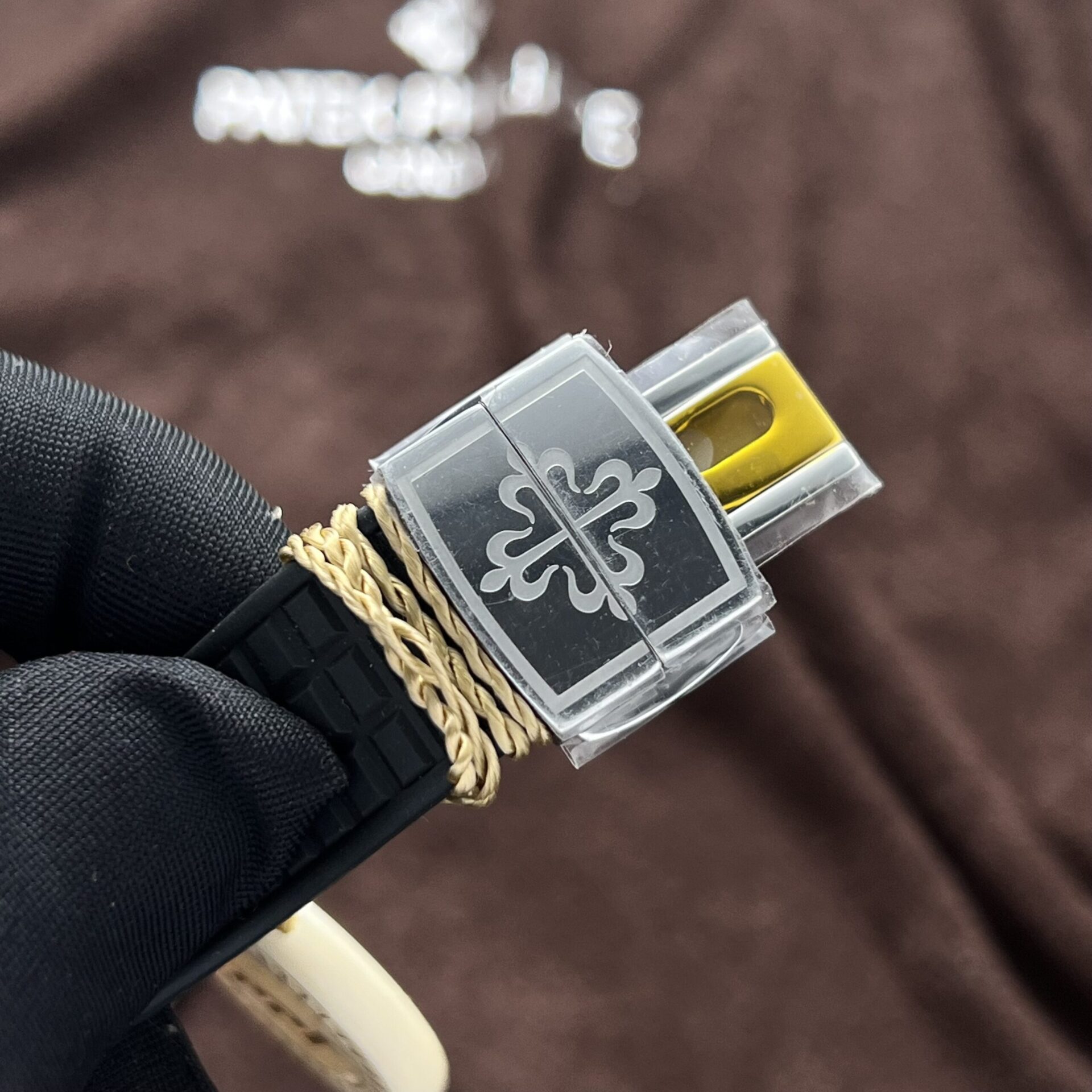 Patek Philippe Clone Watch Aquanaut 5067 Black Dial Rubber Strap PPF Factory 35.6mm - Soul Replicas