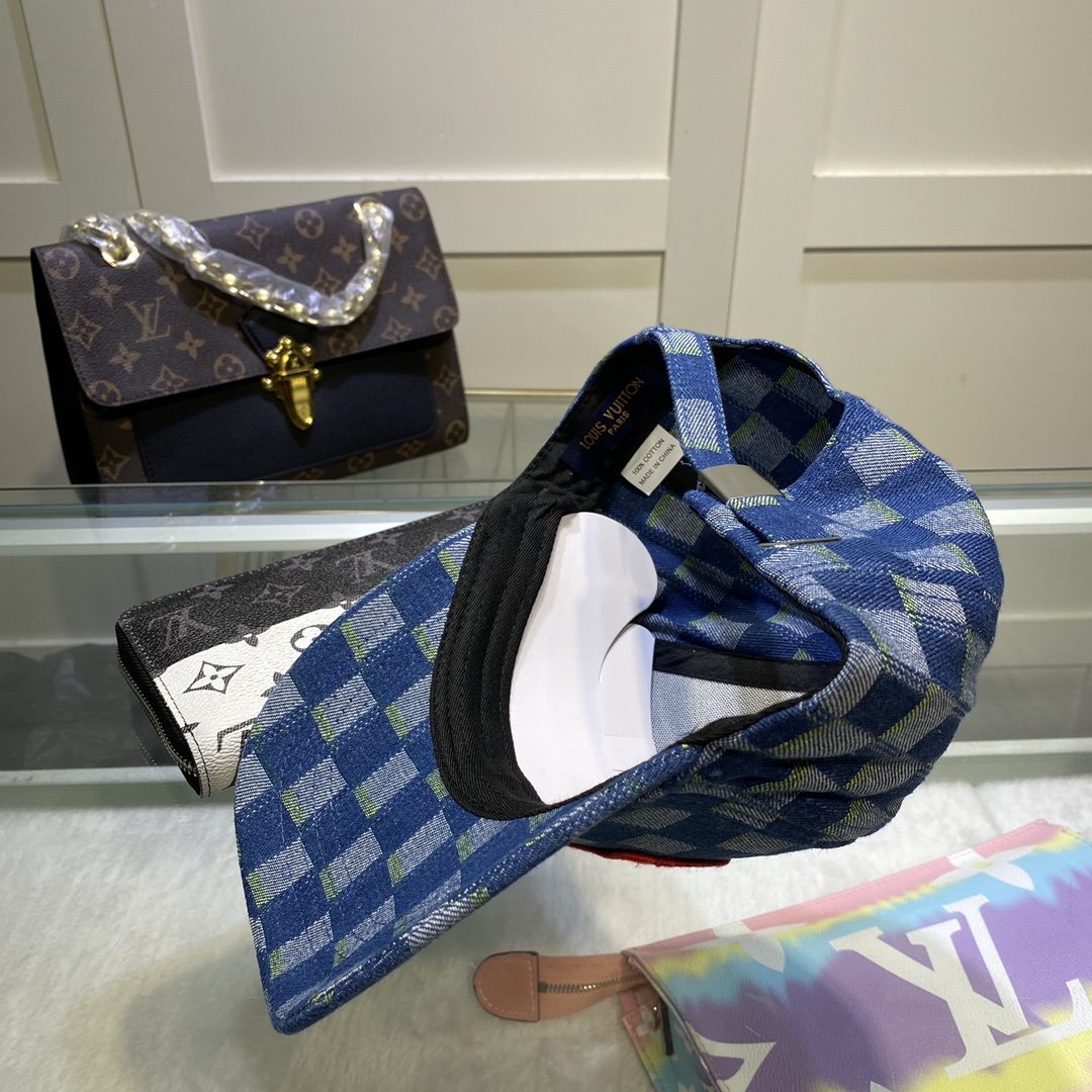 Louis Vuitton Be My Cap In Blue - Soul Replicas