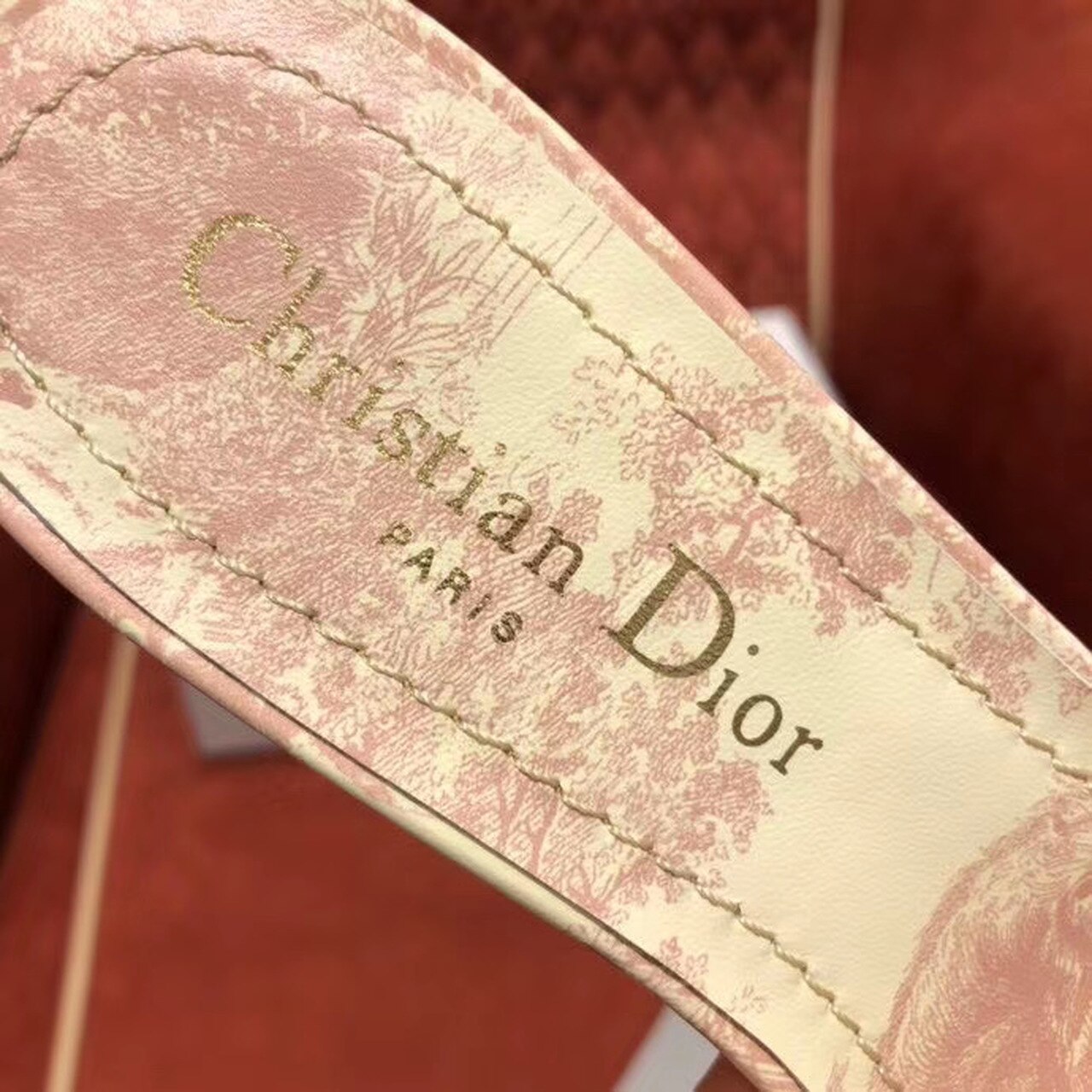 Christian Dior Dway Heeled Slide Pink For Women CD - Soul Replicas