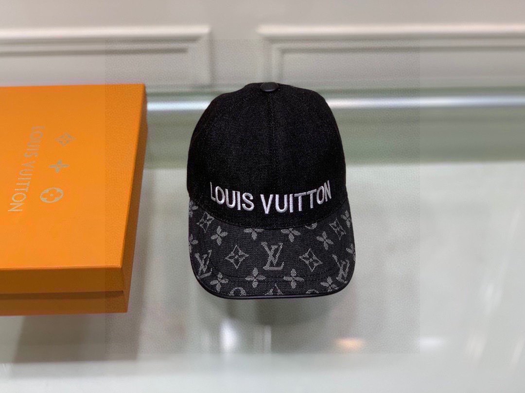 Louis Vuitton LV Get Ready Cap Monogram Black LV Cap - Soul Replicas