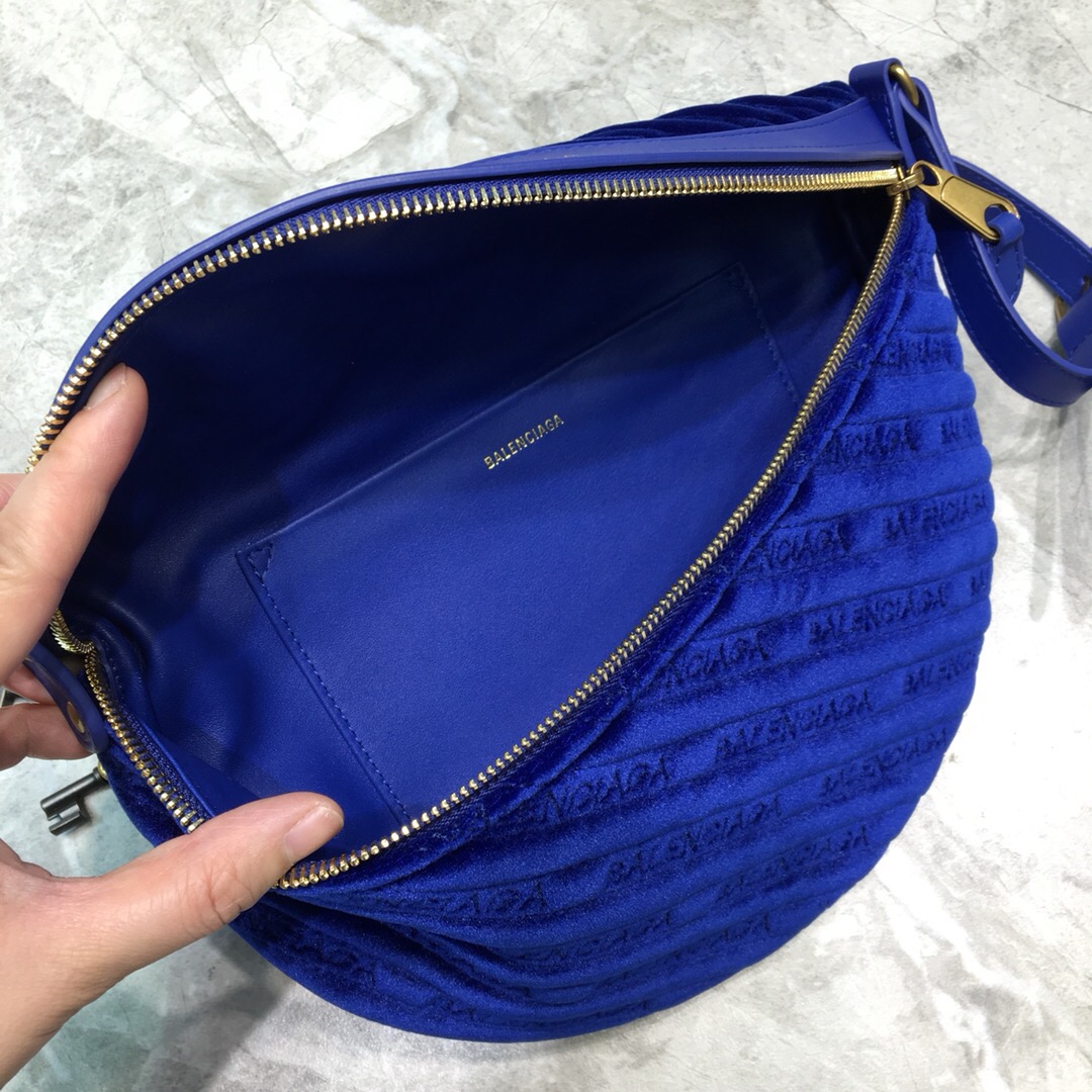 Balenciaga Souvenir XXS Belt Bag In Blue. For Women. Women-s Bags 11.8in/30cm - Soul Replicas
