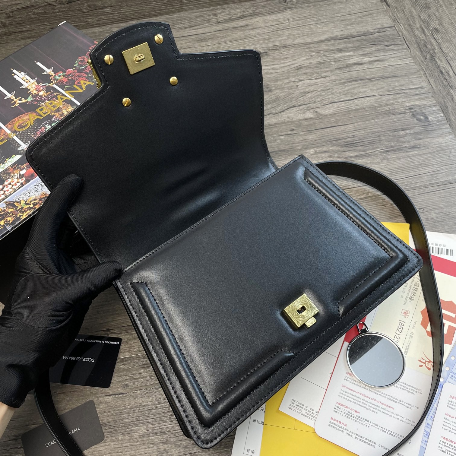 Dolce & Gabbana DG Girls Bag In Quilted Nappa Black For Women 10.6in/27cm DG - Soul Replicas