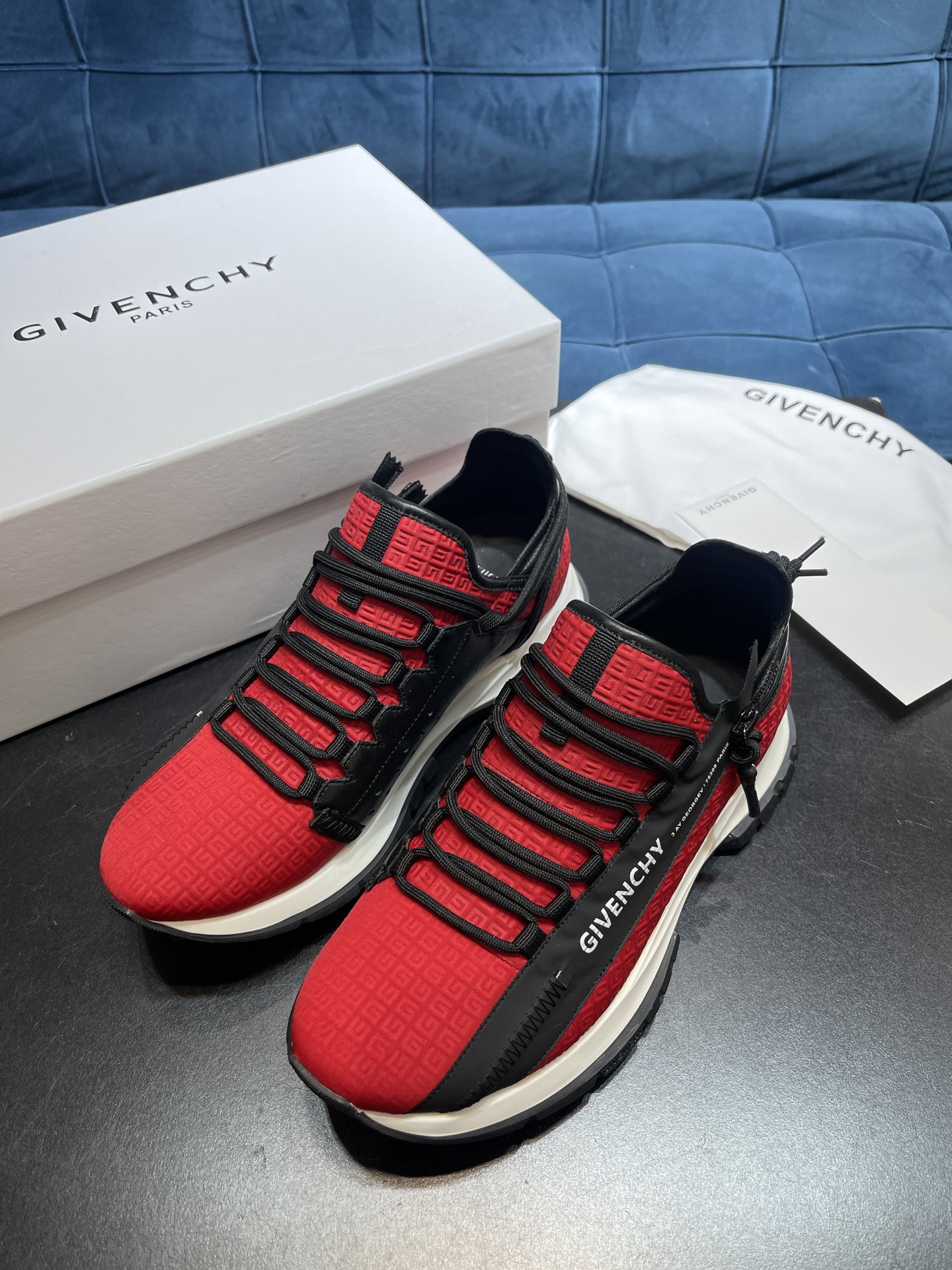 Givenchy Specter Low Runner Red For Men - Soul Replicas